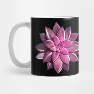 Succulents watercolor pink Mug